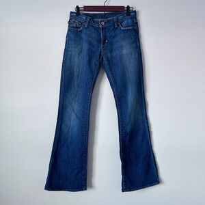 Polo Jeans Ralph Lauren‎ Size 4x32 Stretch Bootcut Low Rise Denim Womens Jeans